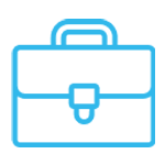 Corporate Wellness Corporate Wellness blue suitcase icon