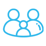Multi Family Wellness Multi Family Wellness blue icon
